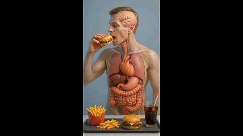 what really happens while you eating fast food inside your body?