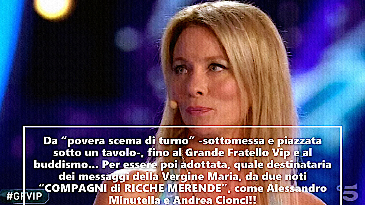#ABUSO DELLA CREDULITÀ POPOLARE - “FLAVIA VENTO, EX RAGAZZA SOTTOMESSA E FROU FROU: 🛑DAL BUDDISMO ALLA REINCARNAZIONE, CON 🛑#L'ELOGIO DI MINUTELLA, IL QUALE CREDE -🛑CIECAMENTE- CHE LE SIA APPARSA LA VERGINE!!” /ROTTINCULO!!👿🤡👿\