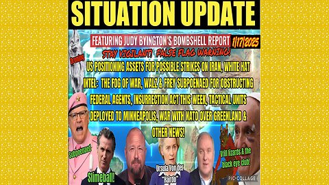 SG Anon. Juan O Savin ~ Situation Update 1/17/26 ~ Restored Republic > Judy Byington- Q+ White Hats
