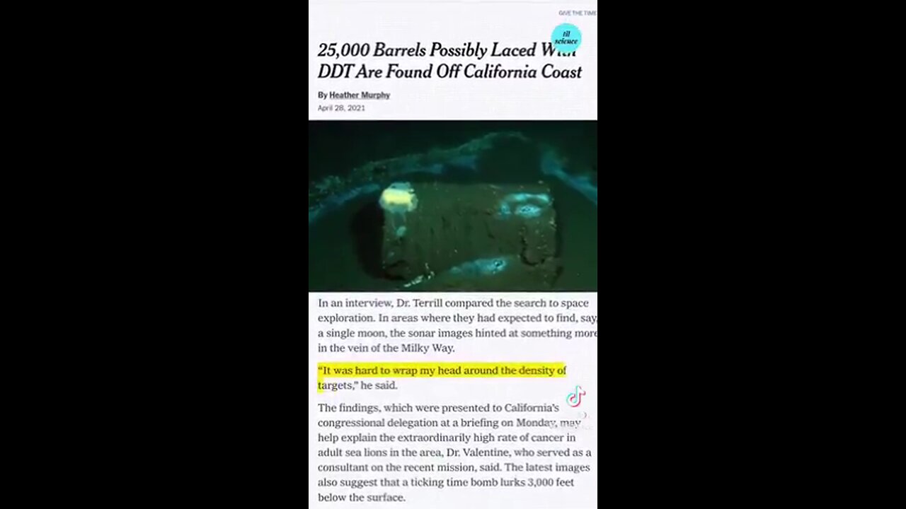 25,000 Barrels Of DDT