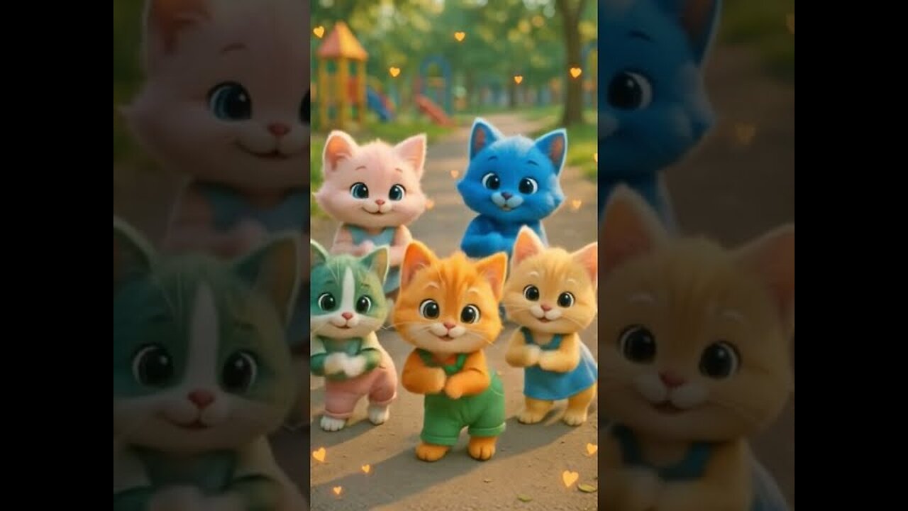 Kitten Dance Baby Shark 😼💋 #cat #kitten #meow #cutecat #dance #ai