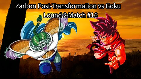 Lound 2 Match #16: Zarbon Post-Transformation vs Goku (DB: Raging Blast 2 Ultimate Tournament)