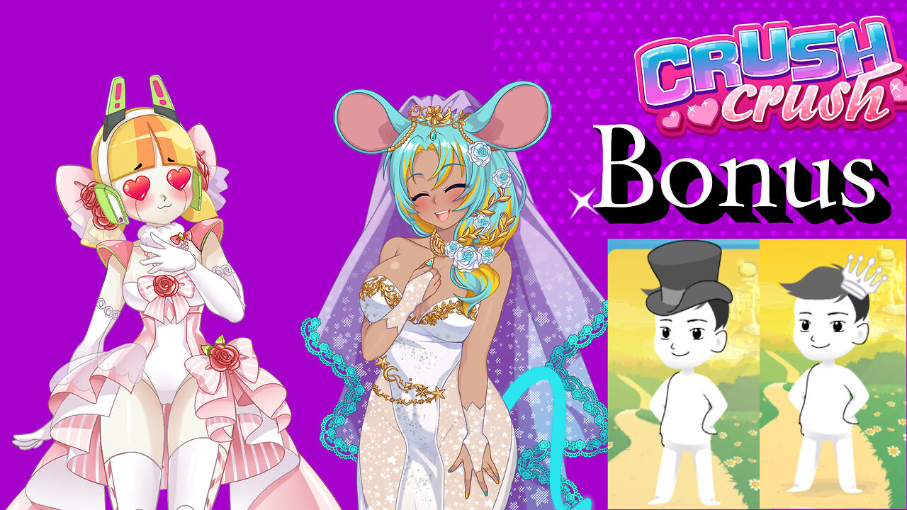 Let's Play Crush Crush: Outer Space Event. Showing off Some Outfits