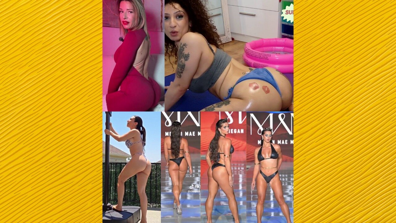 Ass compilation - Big bank tiktok challenge ❤️ClipchampGirls 2025