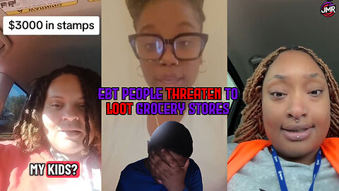 Black woman RAGE over losing food stamps & Calls for mass RIOTS