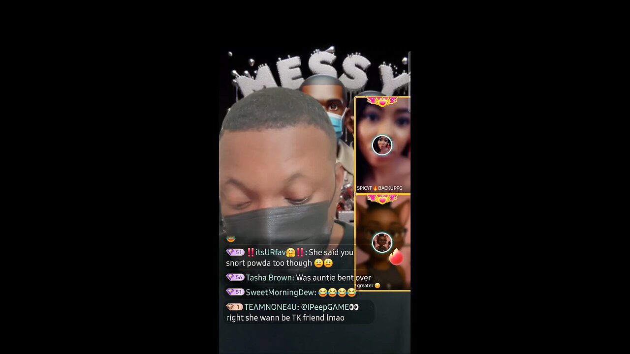 PART 1 MESSYCALLER tells MS.JANICE IN COMMENTS BE CAREFUL WHO SHE TALKS TO. Time stamp 13:36 she comes up in the box