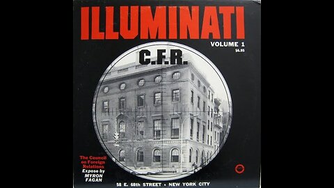 Myron C. Fagan The Illuminati and The Council on Foreign Relations (C.F.R.) Vinyl 1-3. Records