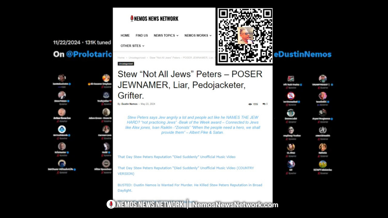 VH Friend Stew Peters MICKELBERG Confronts Dustin Nemos - Immediately Regrets It