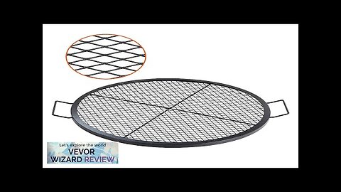 VEVOR X-Marks Fire Pit Grill Grate Round Cooking Grate Heavy Duty Steel Review