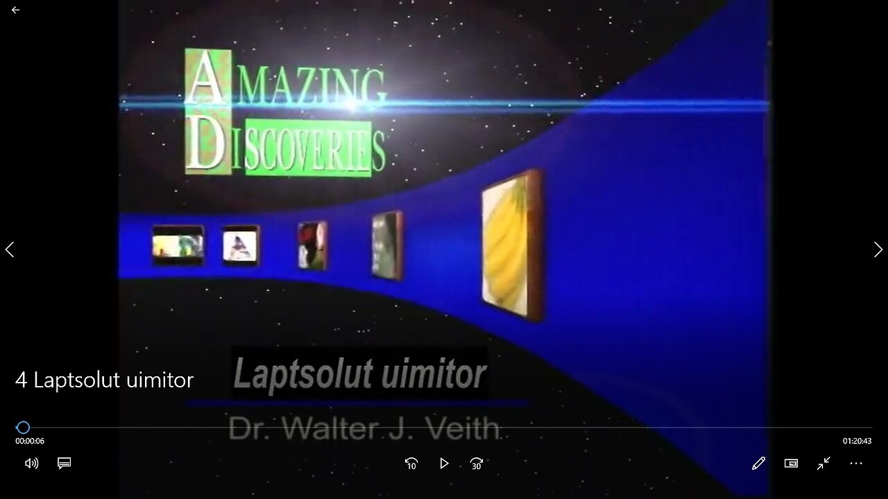 4. Walter Veith. Laptsolut uimitor.