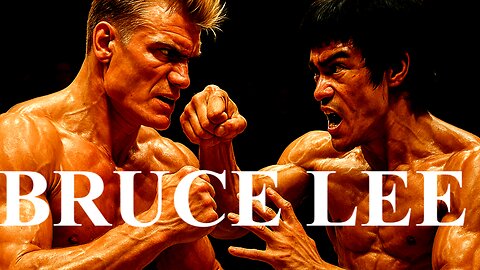 🥋 Bruce Lee vs Dolph Lundgren 💪 Epic Martial Arts Showdown of Speed vs Strength ⚔️🔥 #LegendVsPower
