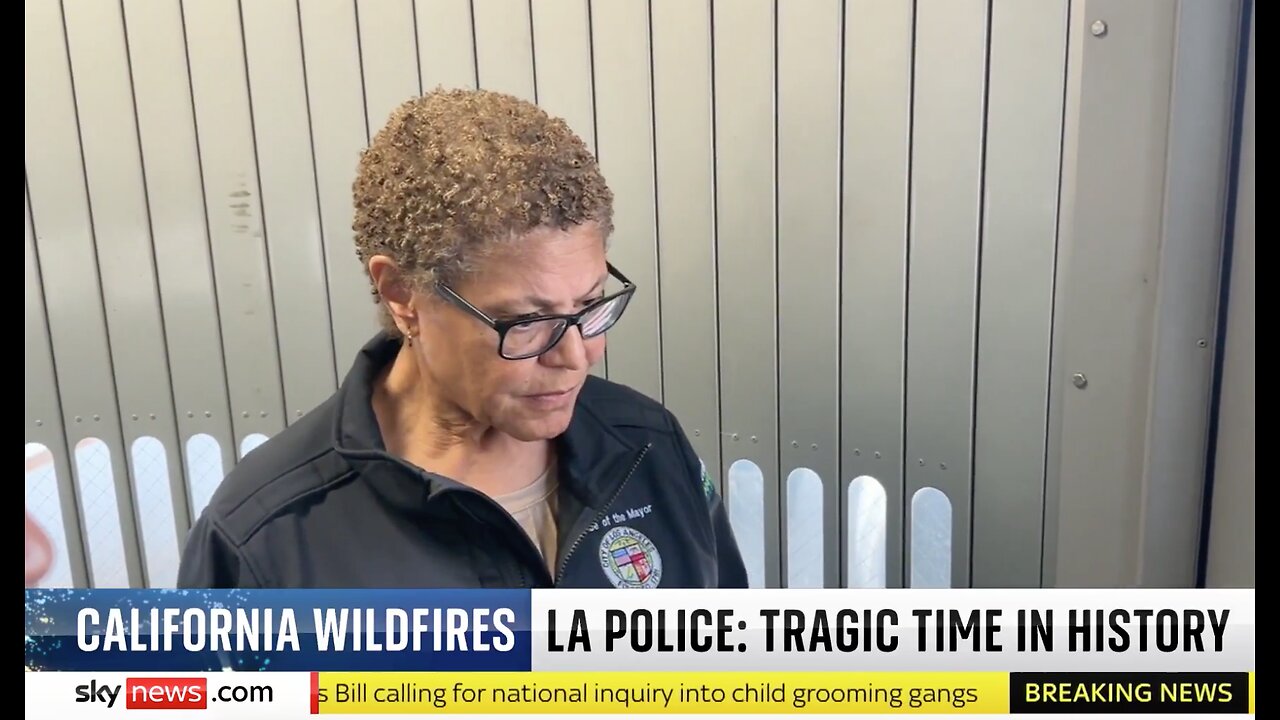 LA’s Mayor Left Speechless When Asked Questions About Her Actions Amid Wildfire Destruction