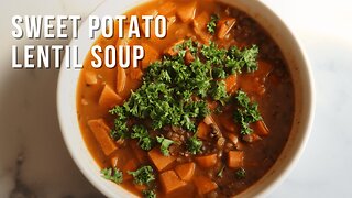 Make Sweet Potato Lentil Soup in Just 30 Minutes