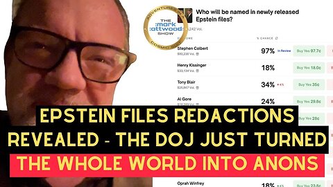 EPSTEIN FILES REDACTIONS REVEALED - THE DOJ JUST TURNED THE WHOLE WORLD INTO ANONS - 24th Dec 2025