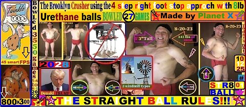 STR8 bowling4 my 01st marathon.used two 8lb URETHANE by Planet X Straight ball 27 games 10-12-25