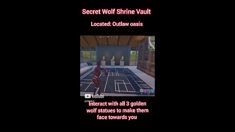 Secret Wolf Shrine Vault Fortnite Lawless