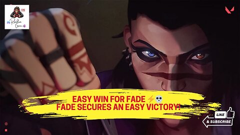 Easy win for fade ⚡💀Fade Secures an Easy Victory! #valorant #like #share #trending #trend #subscribe