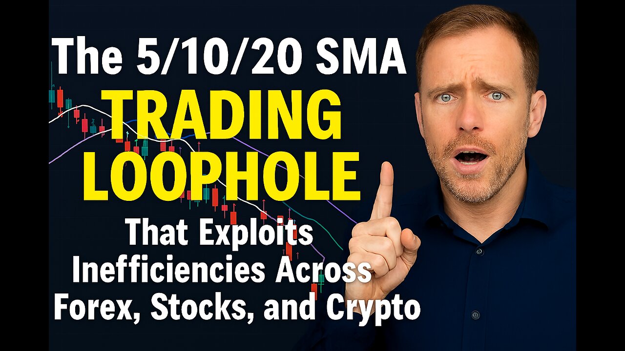 The 5/10/20 SMA TRADING LOOPHOLE That Exploits Inefficiencies Across Forex, Stocks, and Crypto