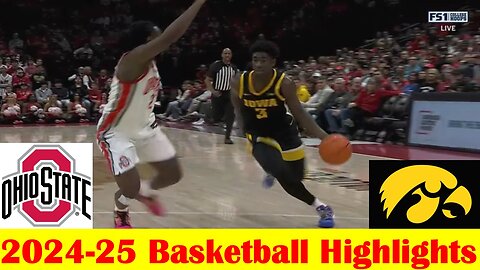 Iowa vs Ohio State Basketball Game Highlights 1 27 2025