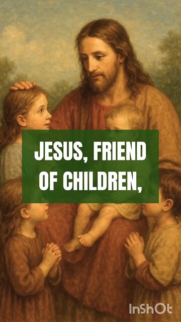JESUS FRIEND OF CHILDREN GUARD OUR SONS AND DAUGHTERS, KEEP THEIR MINDS PURE #truth #jesus #christ
