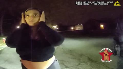 Body Cam Babe Arrest! Drunk Wild and Braless!