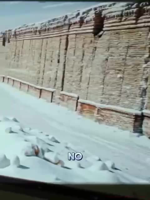 Ancient mysterious Wall in Russia