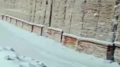 Ancient mysterious Wall in Russia