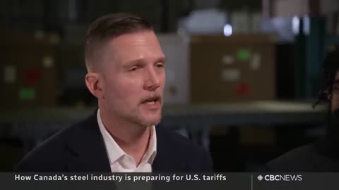 CBC News The National Canada pushes back on U.S tariffs 