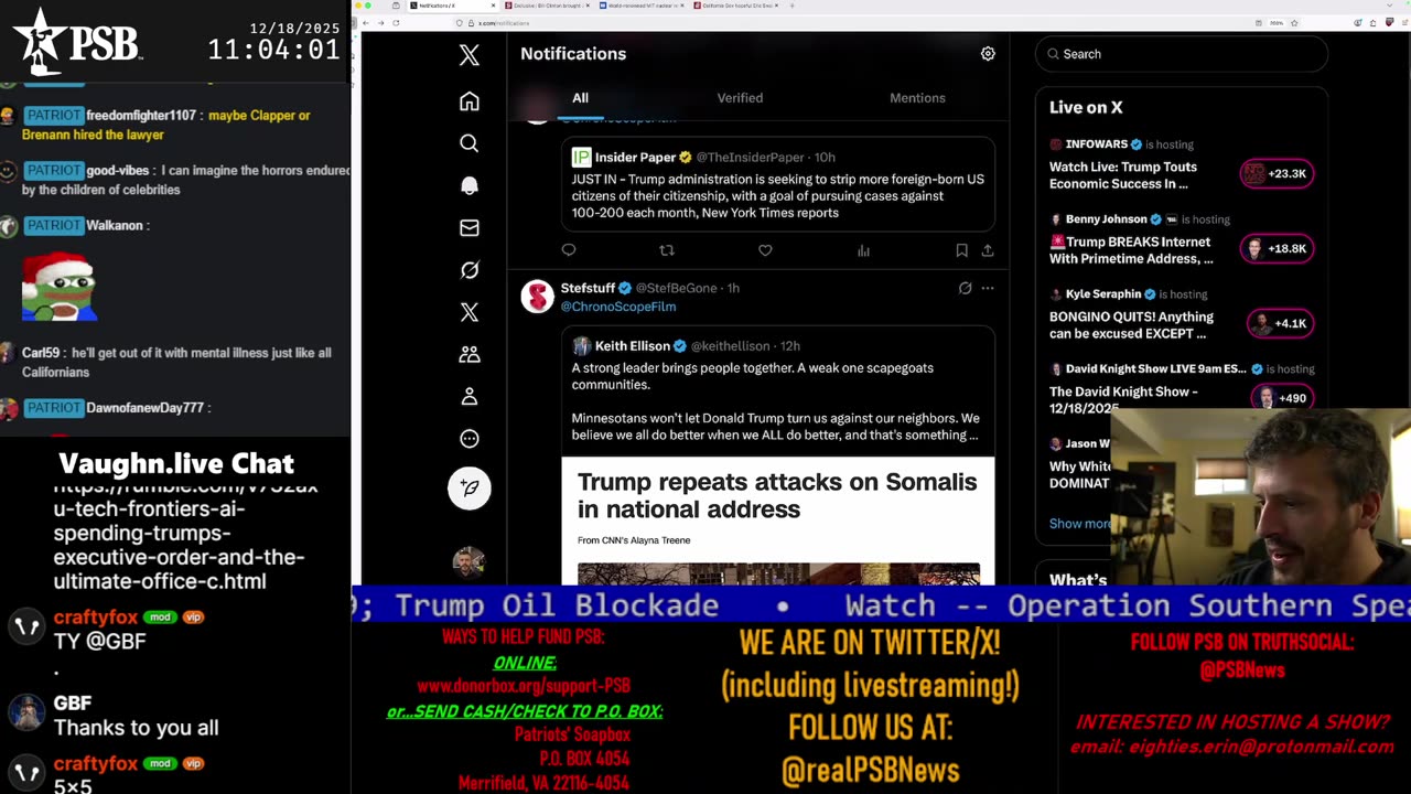 Patriots' Soapbox NEWS - LIVE 24/7!