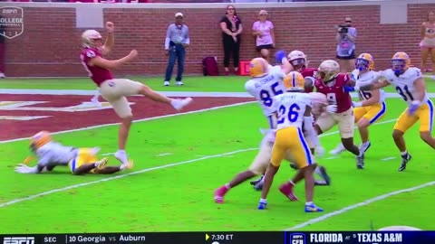 PITT Special Teams Blocks the Punt!
			