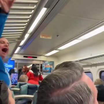 Chaos on the LIRR: Argument erupts and passengers drown it out with ‘Silent Night.’