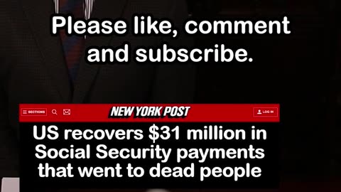 US Recovers $31 Million in Social Security Payments that Went to Deceased Individuals