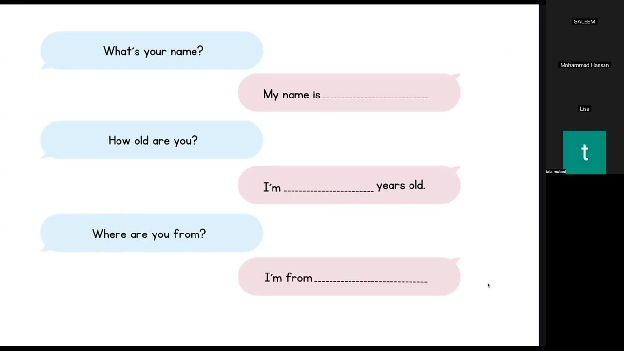 Greetings and Farewells Class (2)