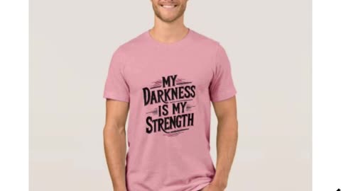 My Darkness Is My Strength" T-Shirt | Bold Streetwear for the Unapologetically Authentic