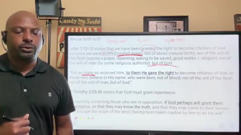 Episode 1442: Whose faith is it? Granted and given