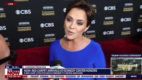 Reporter presses Kari Lake on Trumps changes at the Kennedy center "The American people