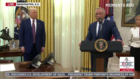 President Trump Swears In Robert F. Kennedy Jr. as the Secretary of Health & Human Services