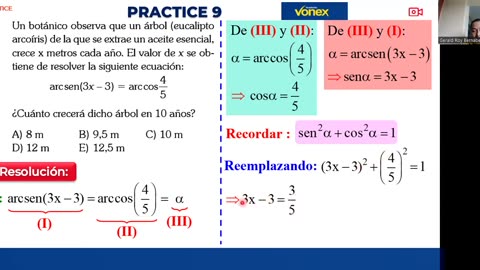 VONEX SEMIANUAL 2023 | Semana 18 | Trigonometría