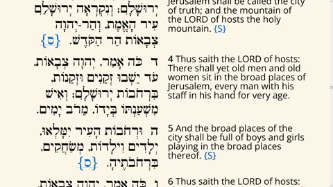 few words from Prophet Zechariah - at the 'end of times'