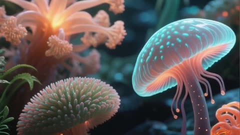 Nature’s Glowsticks: The Secrets of Deep-Sea Bioluminescence 🌊#nature #wildlife #ocean #wildlife