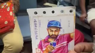 Must Watch: Wait for reactions 🥰... support me🙏 #happy #drawing #surprise #viral