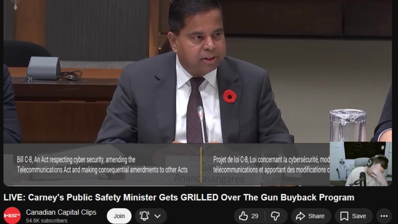LIVE: Carney's Public Safety Minister Gets GRILLED Over BILL C8-PART 3