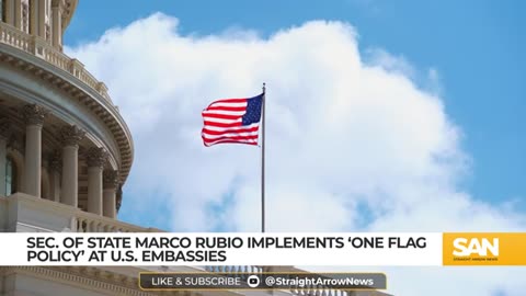 Trump administration bans non-US flags from being flown at embassies