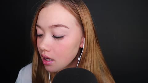 ASMR Lia - The Girl In The Back Of The Class Plays With Your Hair ASMR