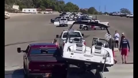 It's getting out of hand at the boat ramp (via:@christophergambin46)