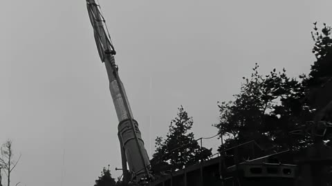 German railway gun action during WWII Krupp K5