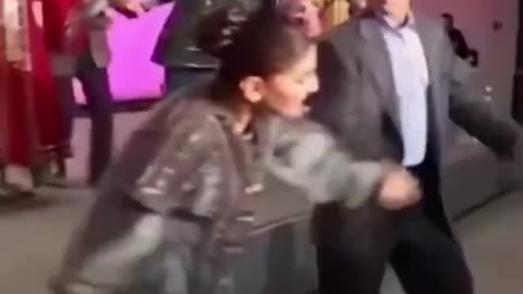 George W. Bush and Vladimir Putin dancing together. This video raises so many questions