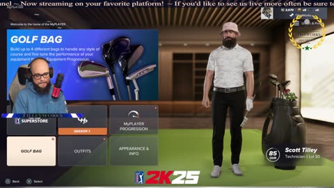 Round 4 - PGA 2K25 - Pro Golfing - TilleyWorks Golf Society