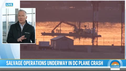 Salvage operations underway in DC plane crash!