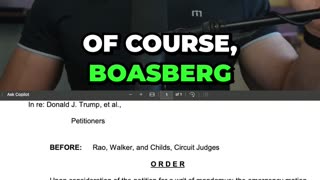 Appeals Court SLAPS DOWN Judge Boasberg